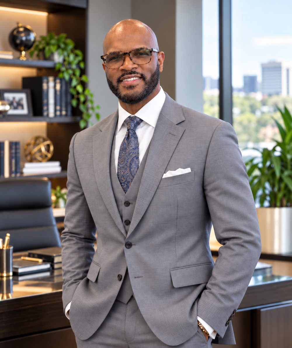 Attikis J Davis EA in his office